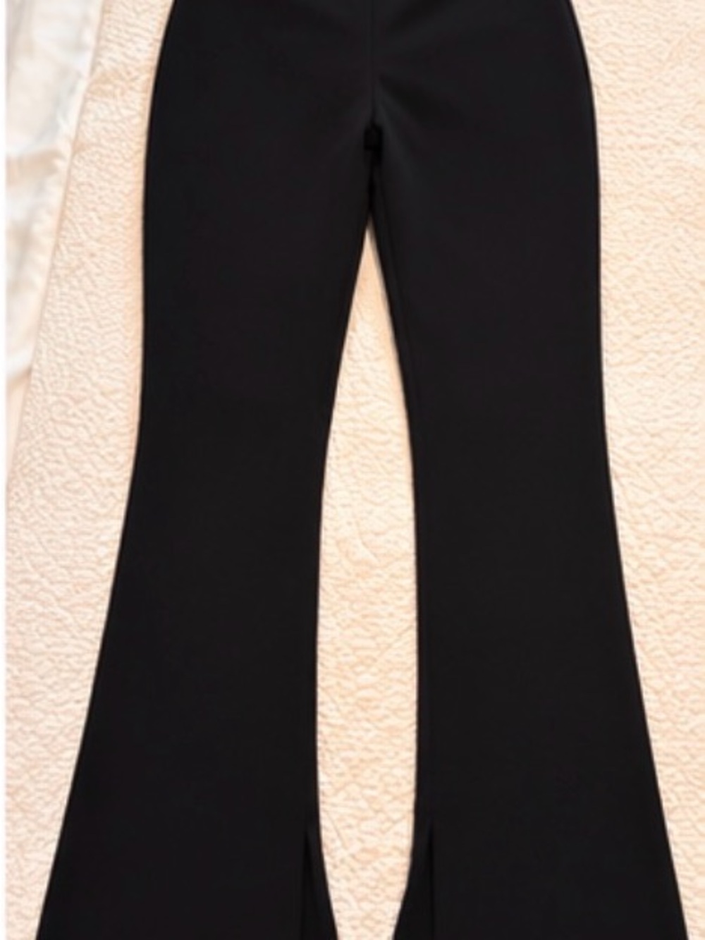 Express Skyscraper Super High Rise Black Flared Wide-Leg Pants
